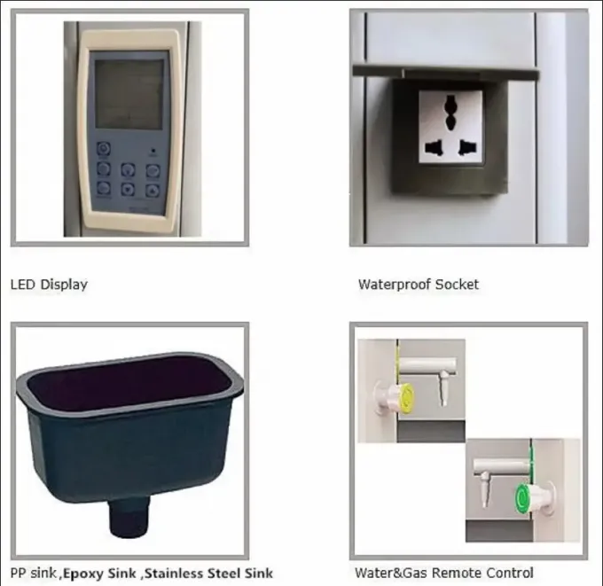 Spezialisierte Labor-Rauchkapuze Labor-Rauchkapuze Anti-statisches Sicherheitssystem 220V/50Hz 6