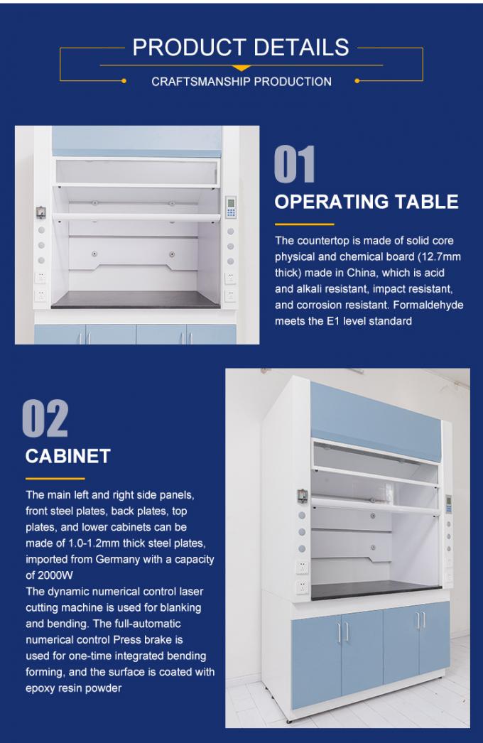 Aktivkohlenstofffilter-System Labor Rauchkappe zum Verkauf mit individuellen Eigenschaften 2