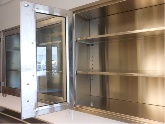 Schuledelstahl-Laborbank-Boden - das beständige brachte Alkali an 7