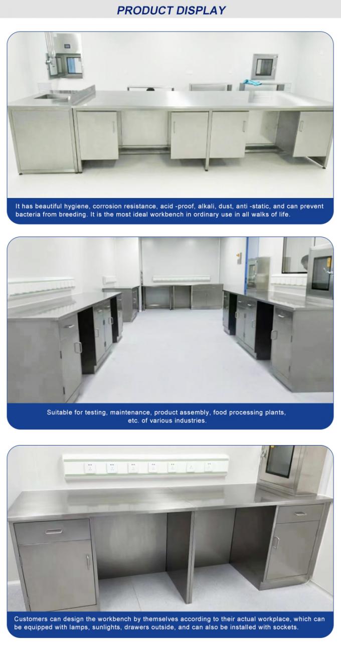 Laborbänke mit poliertem Design und Anzahl der Zeichner als Zeichnung - anpassbar 1