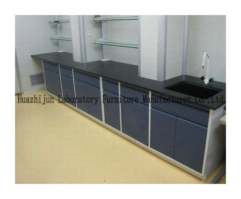 Guter Preis Multi Farbchemie-Labormöbel, hängende Art Wand-Laborbank-Möbel Online