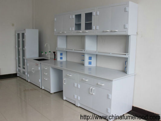 Guter Preis Widerstand Worksurface der hohen Temperatur mit Wandschrank für Fabrik-Laborausrüstung Online