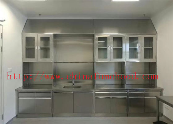 Guter Preis Verlegt ursprüngliches Labor 3000*750*900 Millimeter FarbWerkbank-Edelstahl-Labormöbel für Krankenhaus und College Online