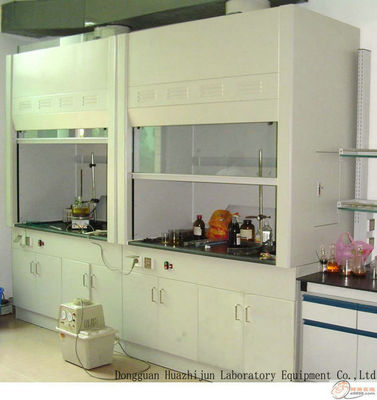 Guter Preis 2350mm Höhen-Stahldampf-Haube, Wissenschafts-Labordampf Hood With Two Cabinets Online