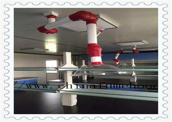 Guter Preis Auszieher-Arm-Dampf-Hauben-vielseitiges chemisches beständiges des Laborpp. Online