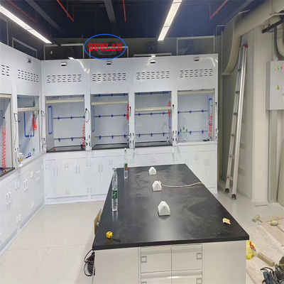 Guter Preis Horizontale Struktur Chemische Rauchkappe Labor-Rauchschrank mit Schrubber - Effiziente LED-Beleuchtung Online