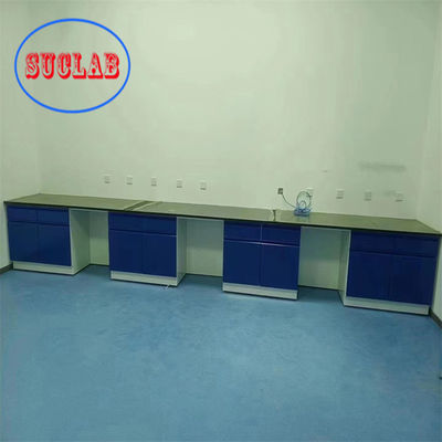 Guter Preis Custom Chemistry Lab Bench - Verstellbares Glasregal und Einfügungs-Aluminium-Handgriffe Online