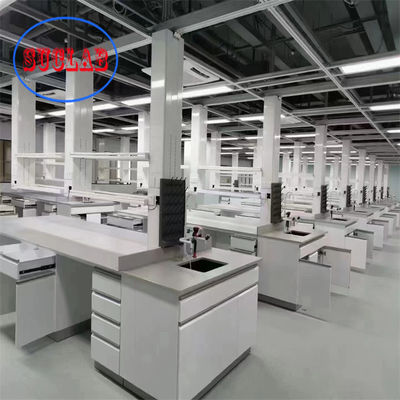 Guter Preis Versatile Laborbänke Chemische Labormöbel mit Spritzsicherheit Box Schutzdeckel Phenole Arbeitsplatten Online
