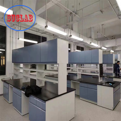 Guter Preis Laborbank aus Holz und Stahl angepasste Abmessungen L*1500/750 W *800/850 mm H Online