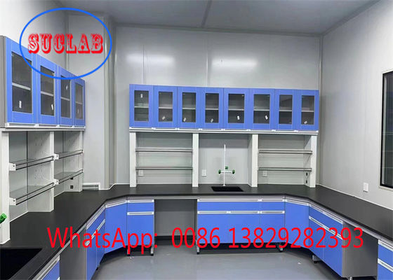 Guter Preis Hochwertige Laborbänke aus Stahl und Holz mit chemikalienbeständiger Laminatoberfläche Online