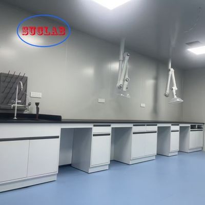Guter Preis Multifunktionale Steckdose Chemielaborbank Agentur mit DTC 105°/175° Scharnier Edelstahlscharnier und Epoxidharzbecken Online
