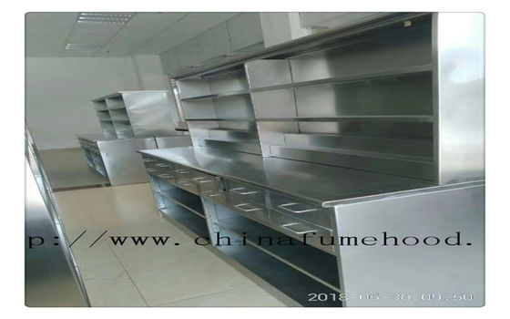 Guter Preis Oberflächenstabilisierungs-Edelstahl-Labormöbel-Labortabellen Werkbänke DTC Scharnier 1500*850mm Online