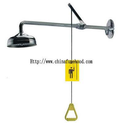 Guter Preis Augenwasser-Duschstoß-sich/Hand zu öffnen 115L/Min Water Flow Wall Mounted, die Art zieht Online