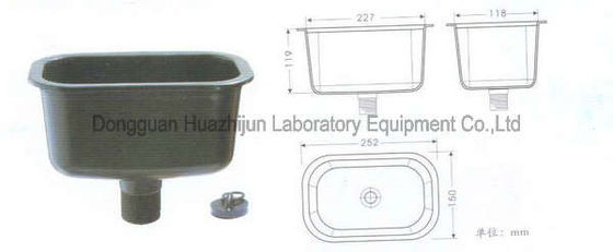 Guter Preis PP-Sink-Labor-Fittings, Tropfen-in-Typ Alkali / Säure-resistente Laborsink Online