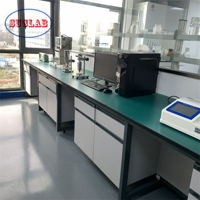 Guter Preis Phenolic-Harz-Tischplatten Chemie-Laborbank Laborinselbank mit Keramikventil-Kernhahn Online