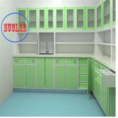 Guter Preis Langlebiger L 3000*W 600*H 850 bis 900 mm medizinischer Lagerschrank mit 110°-Scharnier Online