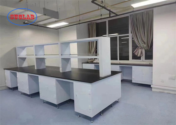 Guter Preis Anpassungsfähige Chemie-Laborbank Vietnam mit leisen Schienen Phenolik Top in verschiedenen Farben für das Schulkrankenhaus Online