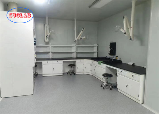 Guter Preis Rechteckige Chemie-Laborbank Labormöbel Vietnam mit DTC 16-Zoll-Drei-Sektion-Stille Schiene Online