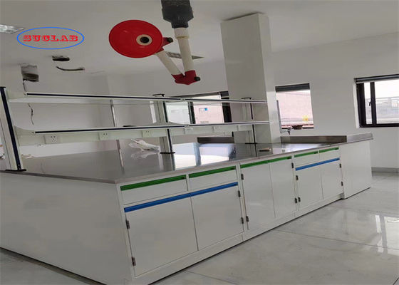 Guter Preis Full Steel Chemistry Lab Bench Labor Casework Hong Kong mit Pp Sink und Silent Rail System Online
