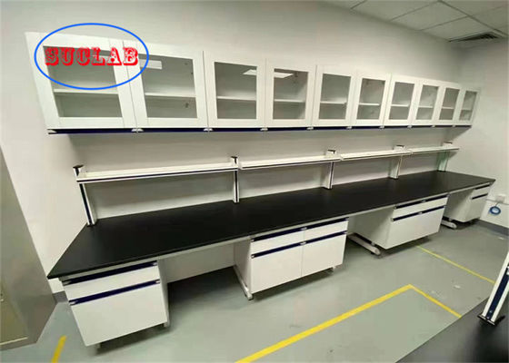 Guter Preis Chemikalienbeständiges Stahl Holz Chemie Labor Arbeitsbank Laborbank Vietnam mit mehreren Schränken Online