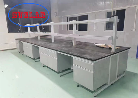 Guter Preis Chemikalienbeständiges Chemielabor Arbeitsbank Labor Arbeitstisch Vietnam mit feuerbeständigem Rahmen und mehreren Schränken Online