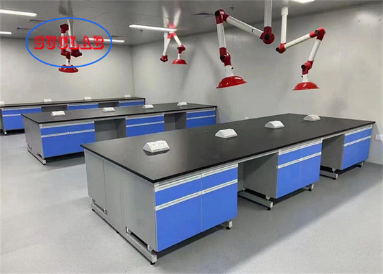 Guter Preis Phenole Harz Chemie Labor Arbeitsbank Labor Inselbank mit Waschbecken mit chemisch resistenter Laminat-Arbeitsfläche Online