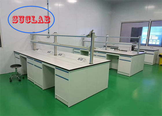 Guter Preis Blaue Epoxy-Harz-Schreibtisch-Chemie-Laborbank Kosten für Krankenhaus- und Schullabor Online