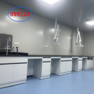 Guter Preis Multifunktionale Steckdose Chemielaborbank Agentur mit DTC 105°/175° Scharnier Edelstahlscharnier und Epoxidharzbecken Online
