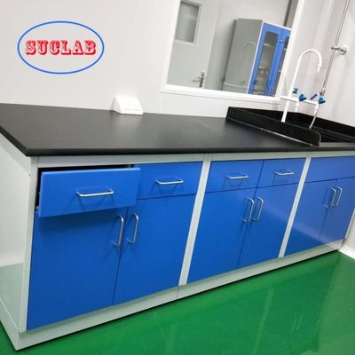 Guter Preis White/Blue/Yellow/Black Chemistry Lab Bench Laboratory Bench Solution with Multi-Functional Socket and Safeguard Cover Online