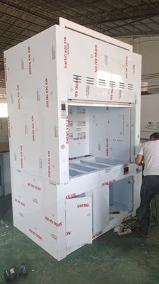 Guter Preis Explosion-proof Fume Hood with Wet Scrubber Maker Airflow 100m3/h Safety System Anti-static Online