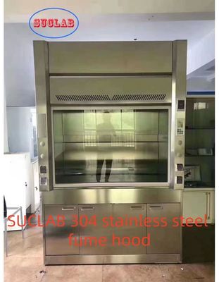 Guter Preis Custom Original Color Upgrade Your Stainless Steel  Ducted Fume Hood Lab Fume Hood Design fin Laboratory with 220V/10A  and 250mm Air Outlet Online