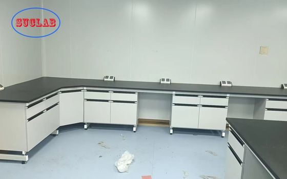 Guter Preis Custom Chemistry Laboratory Bench with Epoxy Resin  Countertops and Customizable Dimension L*1500/750 W *800 /850mm H Online