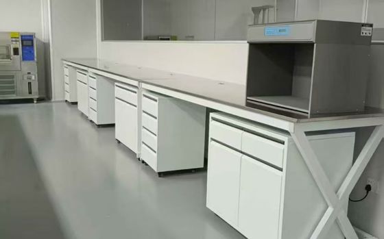 Guter Preis Anpassbare Hersteller von Chemielabor-Arbeitsplätzen mit den Abmessungen L*1500/750 B *800/850mm H Unterschrank Holz-/Stahlschrank Online