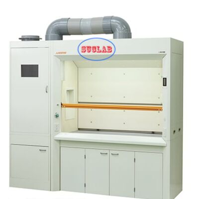 Guter Preis Wandmontierte Laborkappe mit Schrubberbehälter Geräuscharm Horizontalem Luftstrom Online